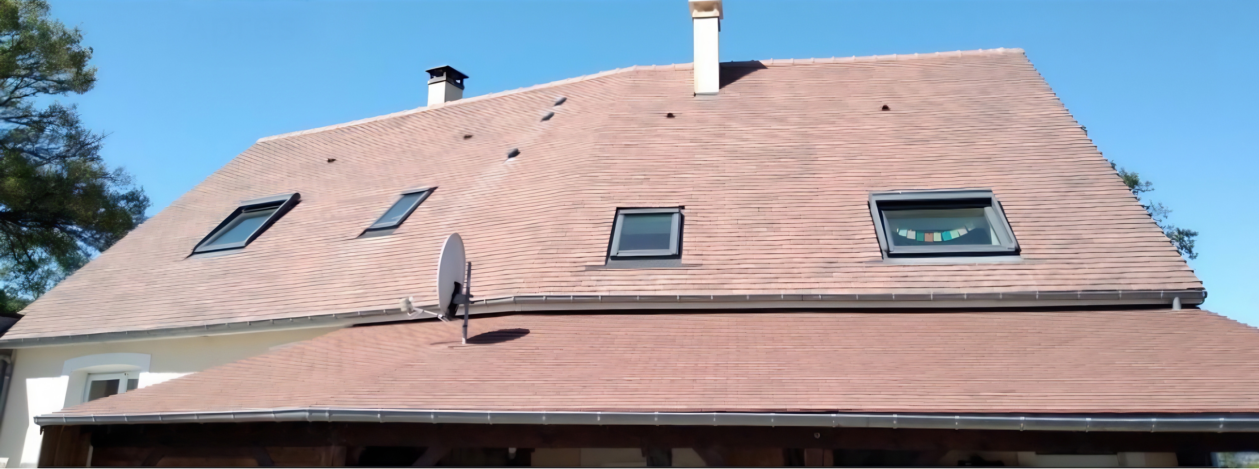 Nettoyage toiture Cannes - Après